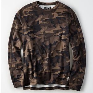 AE Active Fleece Lined Long Sleeve T-Shirt